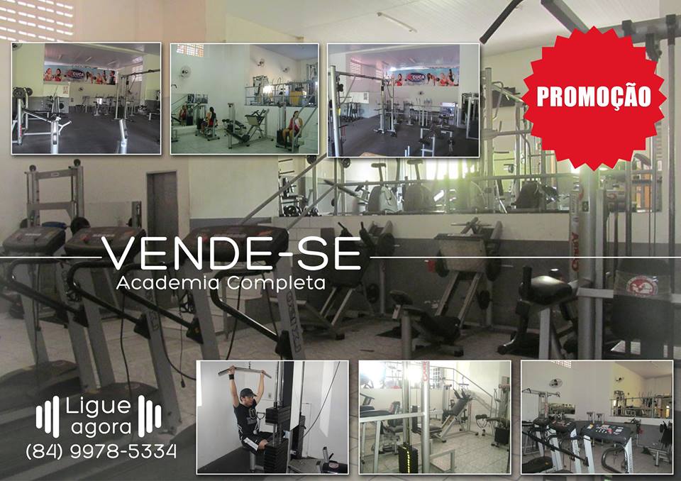 Oportunidade de um bom negócio: Vende-se uma Academia Completa