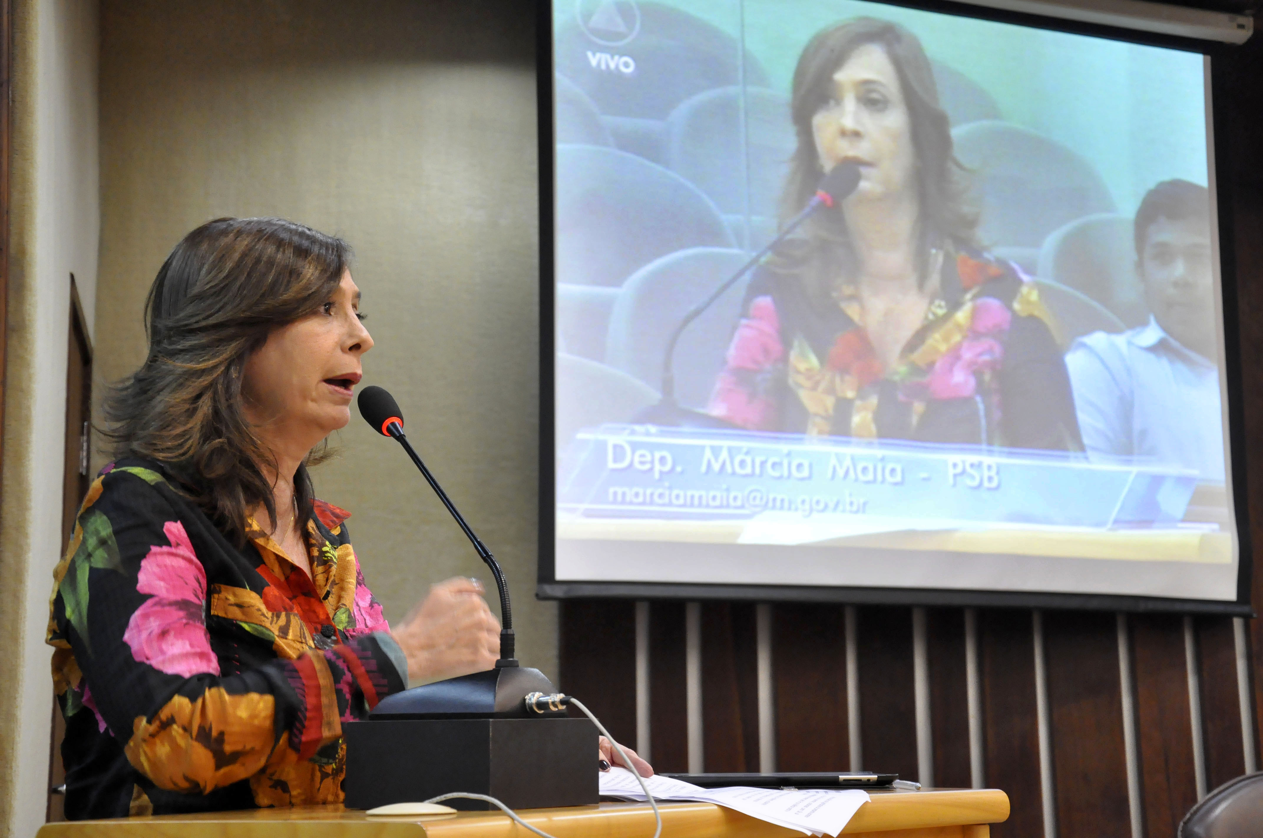 Márcia Maia destaca campanha de combate à violência contra a mulher
