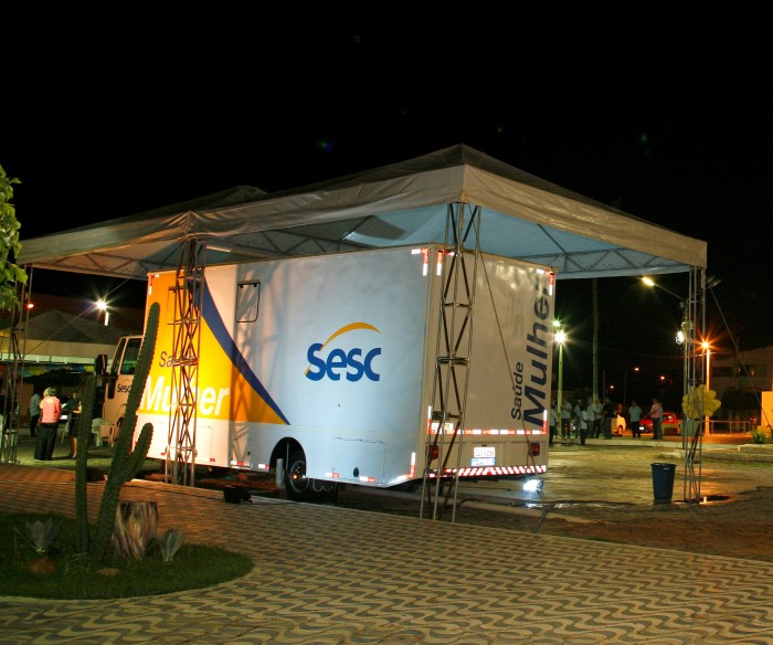 Currais Novos recebe unidade móvel Sesc Saúde Mulher