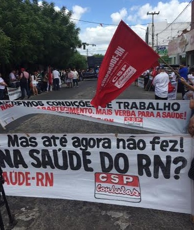 Sindsaúde promove manifesto em defesa do Hospital Regional de Caicó