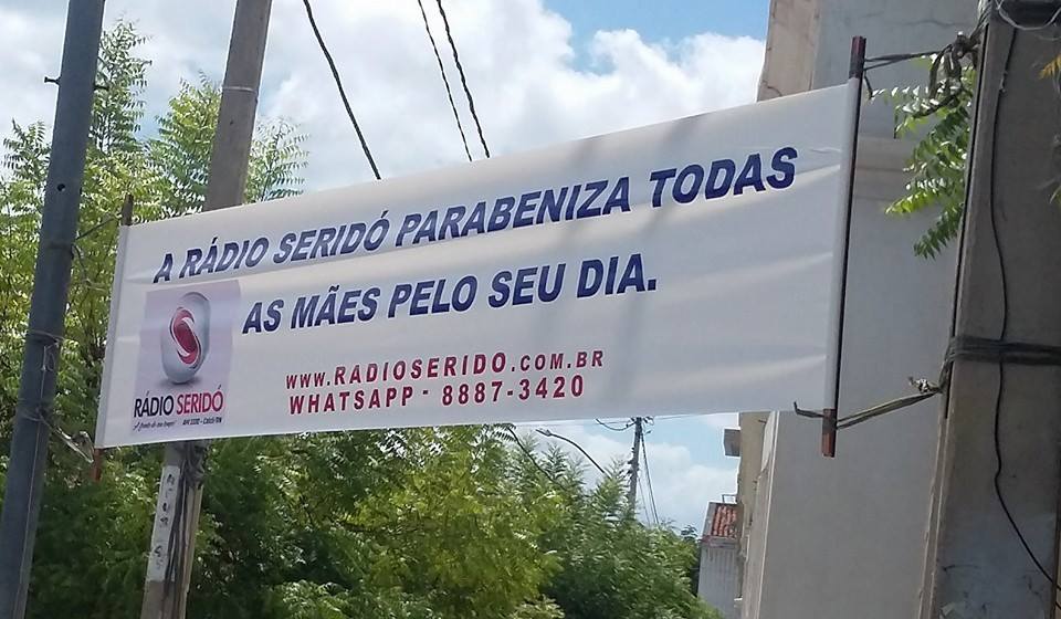 Feliz dia das mães Rádio Seridó