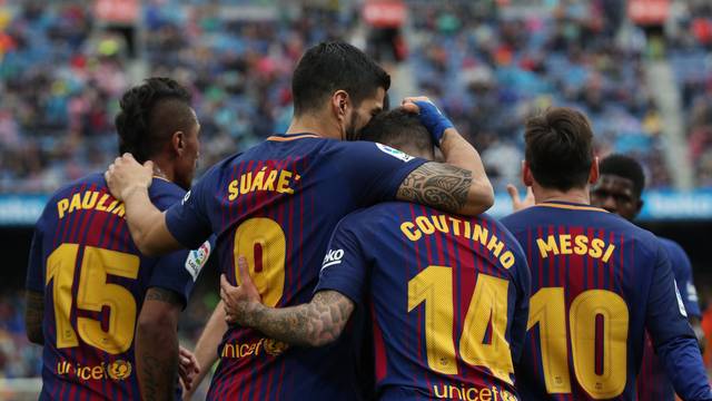 Coutinho deu assistÃªncia para SuÃ¡rez no primeiro gol do jogo