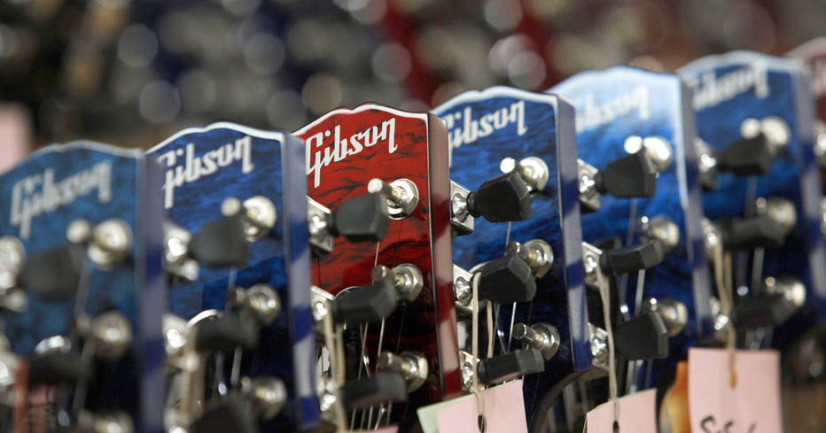 As lendÃ¡rias guitarras elÃ©tricas Gibson